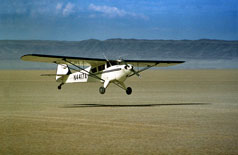 Taylorcraft N4417A in flight